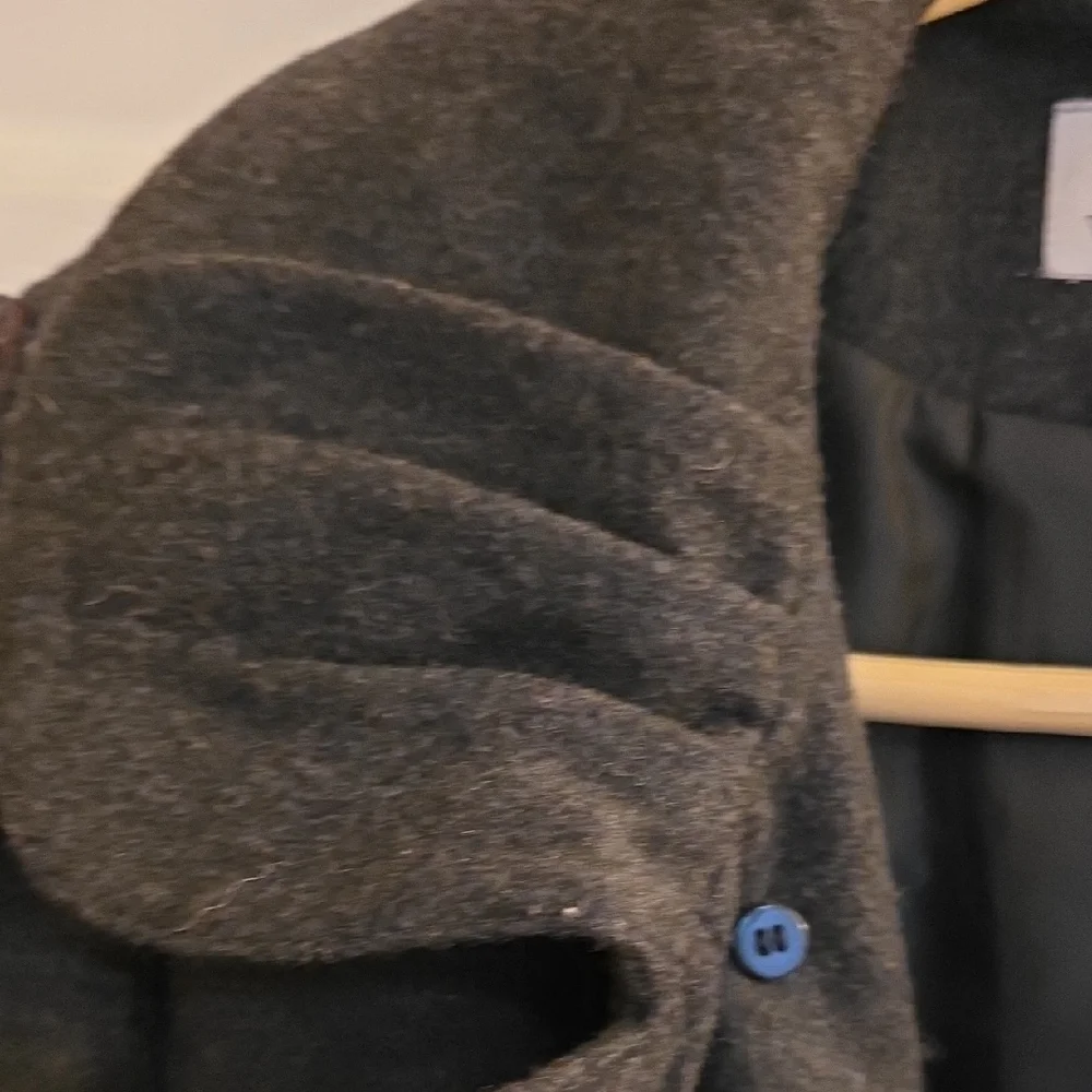 Worthington Gray Pea Coat Timeless Design Womans Size Med - Picture 7 of 12